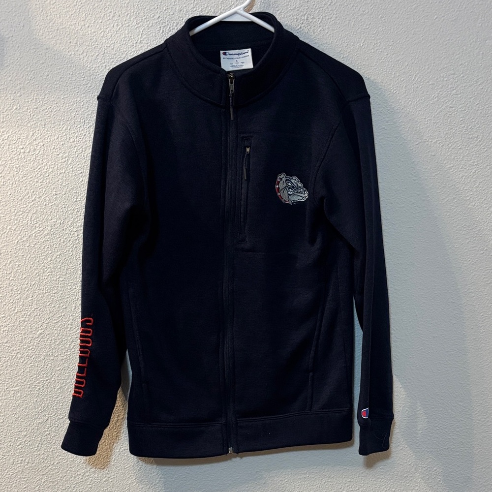Champion Blue Zip-Up Jacket with Logo
